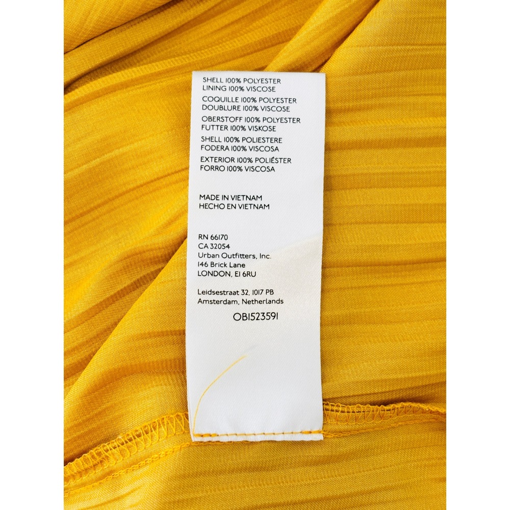 Anthropologie Somerset Maxi Dress — Mango — Size M — Silky Satin Feel - Picture 13 of 16